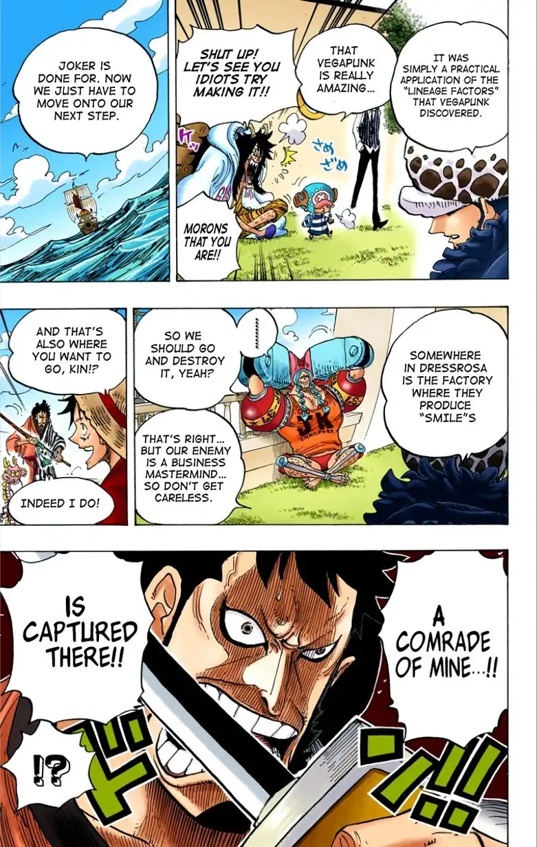 One Piece - Digital Colored Comics Chapter 698 17